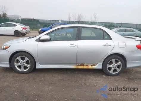 2013 Toyota Corolla S from USA, damaged, VIN 5YFBU4EE3DP192552